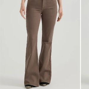 Brown Flared Jeans